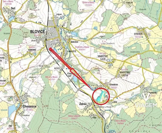 Prodej podílu pole, Ždírec, 26408 m2