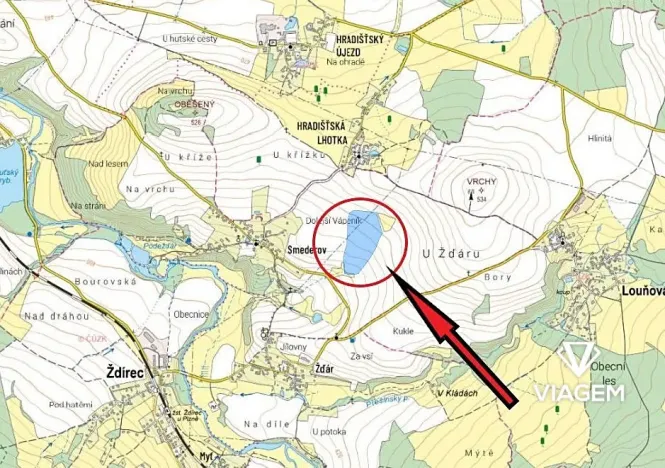 Prodej podílu pole, Ždírec, 37313 m2