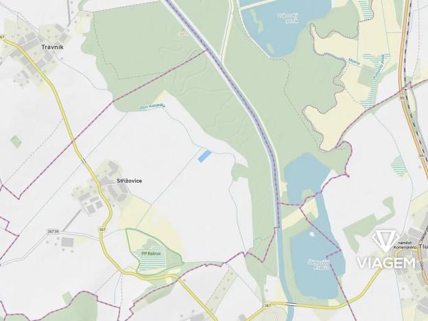 Prodej podílu pole, Střížovice, 667 m2