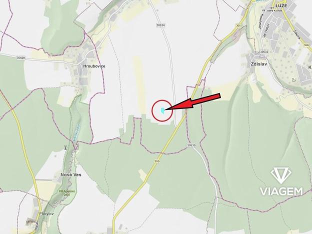 Prodej podílu pole, Luže, 1468 m2