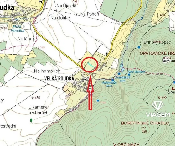 Prodej podílu pozemku pro bydlení, Malá Roudka, 498 m2