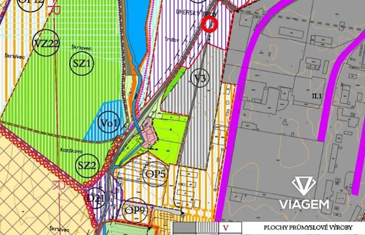 Prodej podílu komerčního pozemku, Uherský Brod, 926 m2