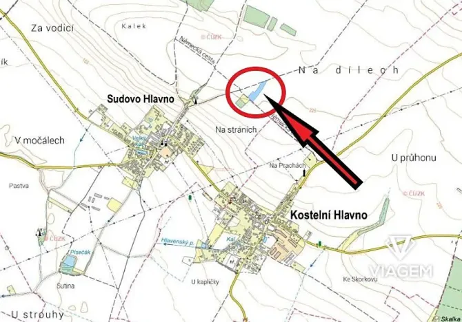 Prodej podílu pole, Sudovo Hlavno, 4453 m2