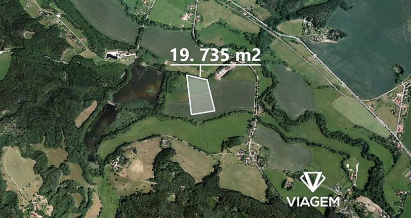 Prodej podílu pole, Hrubá Skála, 7400 m2