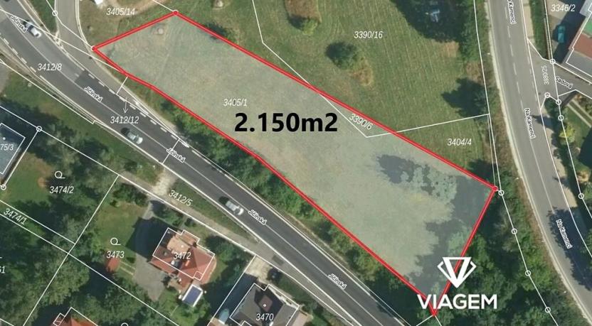 Prodej podílu komerčního pozemku, Turnov, 1075 m2