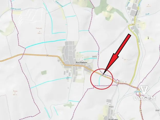 Prodej podílu pole, Archlebov, 1439 m2