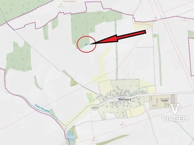 Prodej lesa, Malinová, 233 m2
