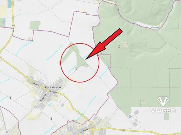 Prodej podílu pole, Kuchařovice, 2086 m2