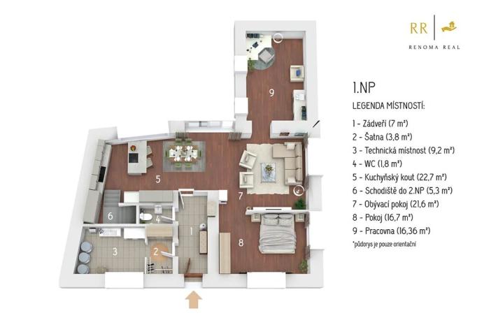 Prodej rodinného domu, Čebín, 171 m2