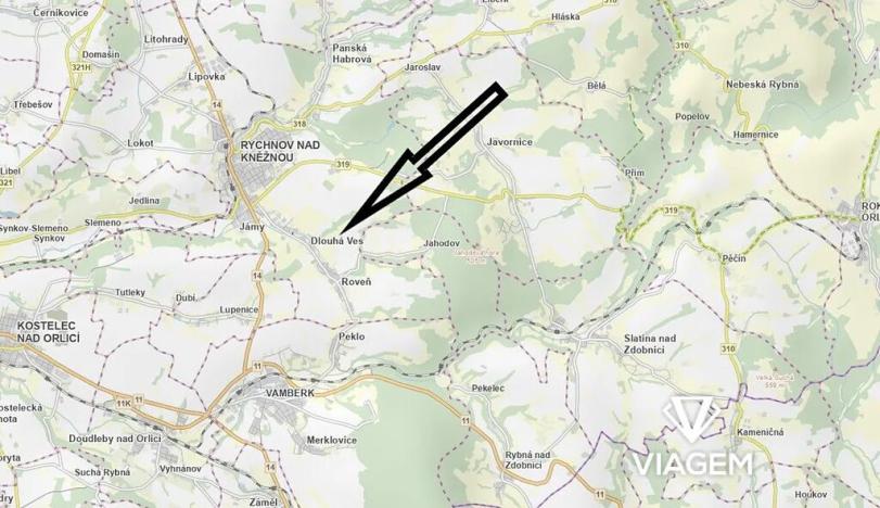 Prodej podílu pole, Rychnov nad Kněžnou, 308 m2