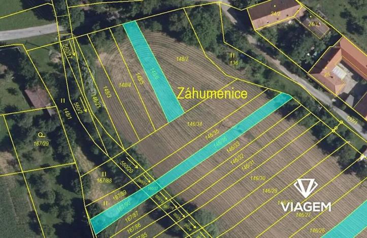 Prodej pole, Jaroměřice nad Rokytnou, 652 m2