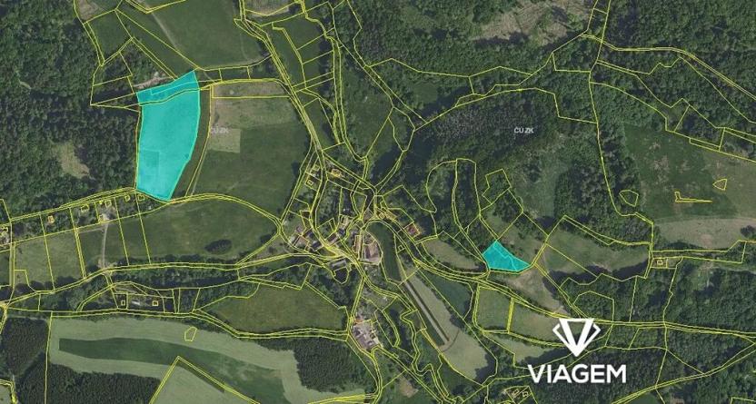 Prodej podílu pole, Velké Popovice, 444 m2