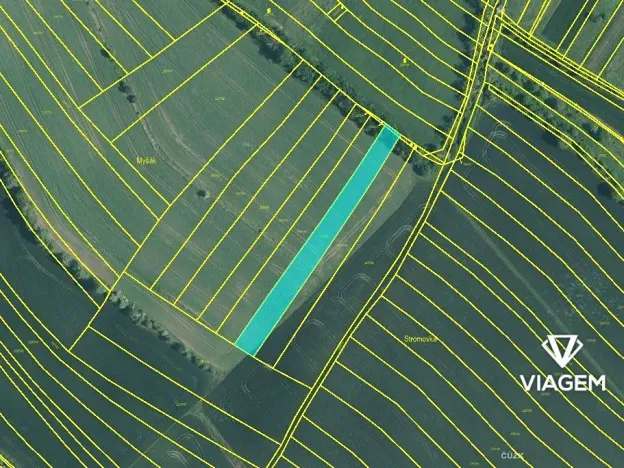 Prodej podílu pole, Blučina, 990 m2