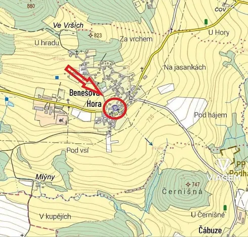 Prodej podílu zahrady, Vacov, 376 m2