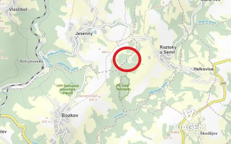 Prodej podílu zahrady, Roztoky u Semil, 263 m2