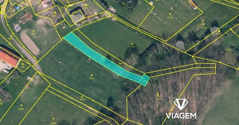 Prodej podílu pole, Cvikov, 465 m2