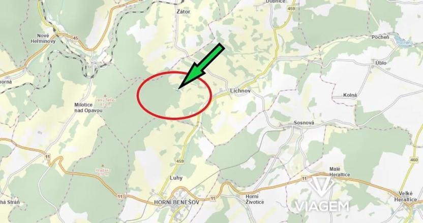 Prodej podílu pole, Lichnov, 682 m2