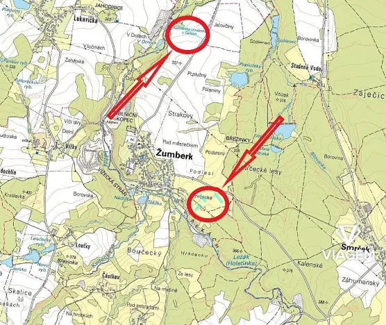 Prodej podílu pole, Žumberk, 1740 m2