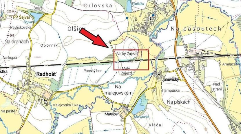 Prodej pole, Radhošť, 1983 m2