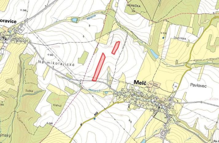 Prodej pole, Nové Lublice, 54957 m2