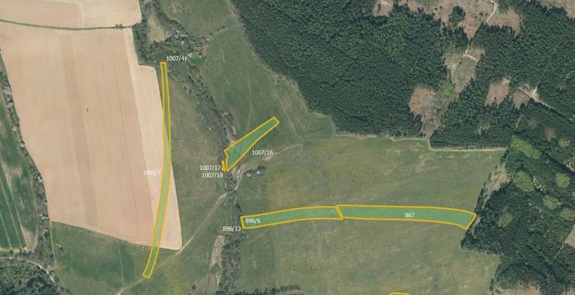 Prodej pole, Mlýny, 19394 m2