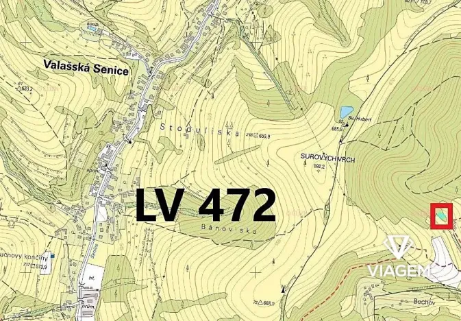 Prodej podílu pozemku pro bydlení, Valašská Senice, 2132 m2