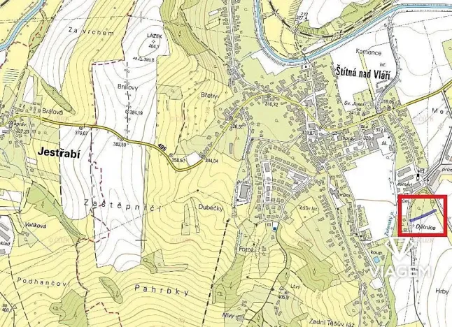 Prodej podílu pole, Štítná nad Vláří-Popov, 206 m2