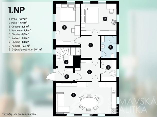 Prodej rodinného domu, Stachy, 255 m2