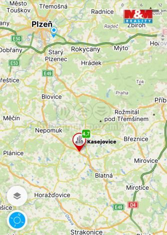 Prodej pozemku pro bydlení, Kasejovice, 1234 m2