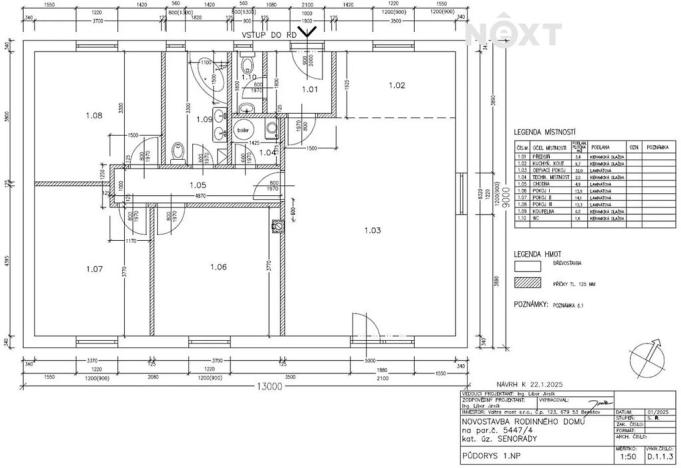 Prodej rodinného domu, Senorady, 98 m2