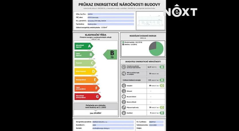 Prodej rodinného domu, Senorady, 98 m2