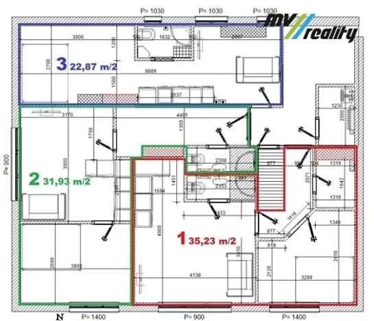 Pronájem bytu 1+kk, Praha - Břevnov, Cvičebná, 23 m2