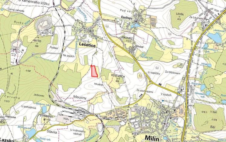 Prodej pole, Lešetice, 18465 m2