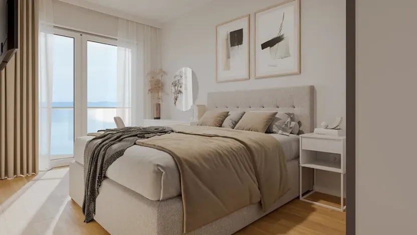 Prodej bytu 2+kk, Podgora, Chorvatsko, 52 m2