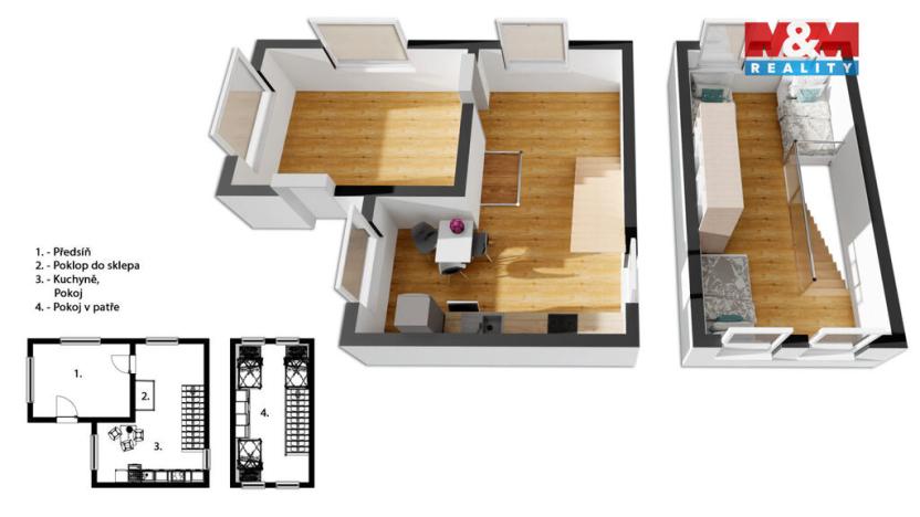 Prodej chaty, Rychnov nad Kněžnou, 25 m2