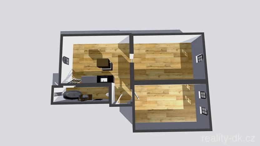 Prodej bytu 2+1, Děčín, Divišova, 72 m2