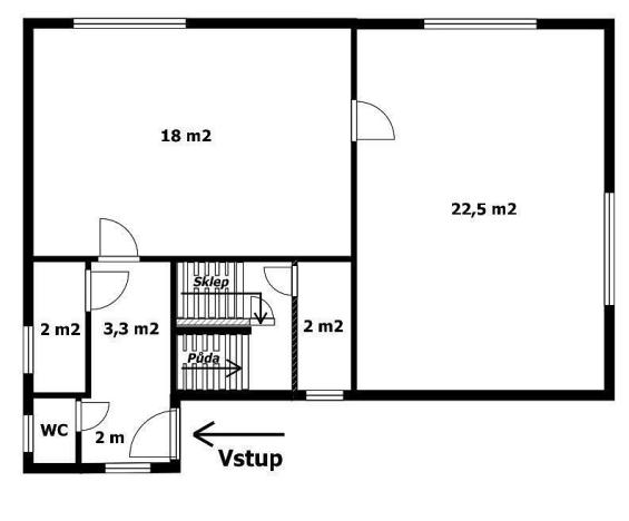 Prodej rodinného domu, Starý Plzenec, Heydukova, 68 m2