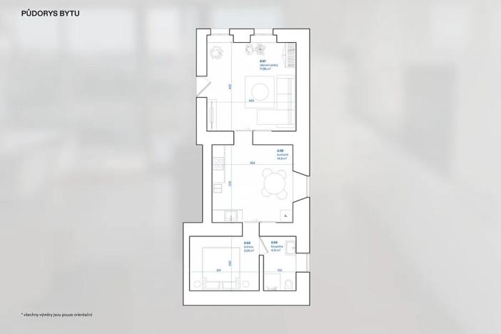 Pronájem bytu 2+1, Hodkovice nad Mohelkou, Liberecká, 45 m2