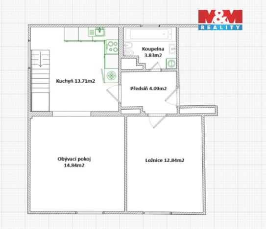 Pronájem bytu 5+kk, Milovice, Letecká, 100 m2