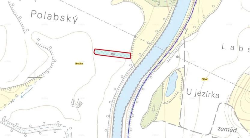 Prodej pole, Hrobice, 2419 m2