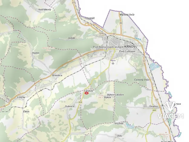 Prodej podílu zahrady, Býkov-Láryšov, 743 m2