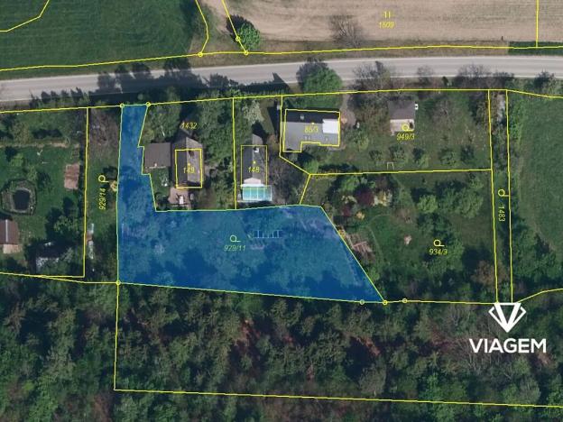 Prodej podílu zahrady, Býkov-Láryšov, 743 m2