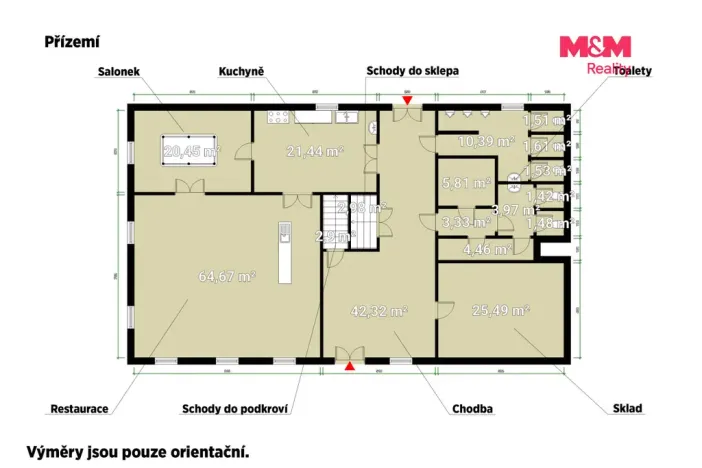 Prodej obchodního prostoru, Hradec Králové - Svinary, Podhůrská, 633 m2