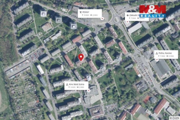 Prodej bytu 2+1, Chodov, Obránců míru, 56 m2