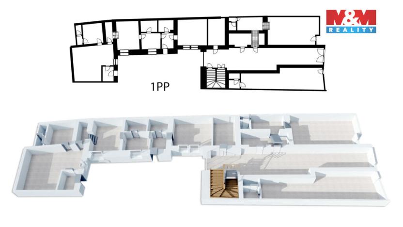 Prodej činžovního domu, Šumperk, nám. Míru, 1160 m2