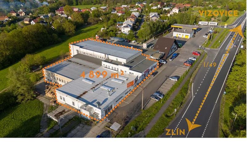Pronájem výrobních prostor, Zádveřice-Raková, 4899 m2