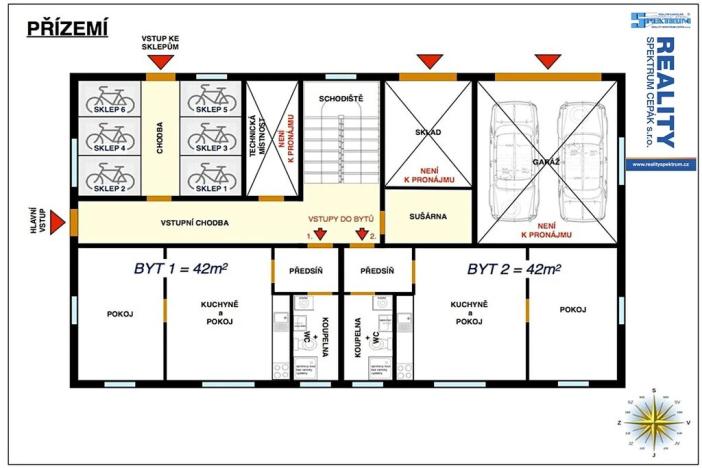 Pronájem bytu 2+kk, Kamenný Újezd, 5. května, 42 m2