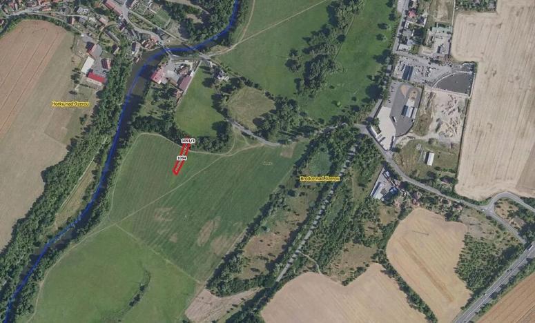 Prodej louky, Brodce, 1018 m2