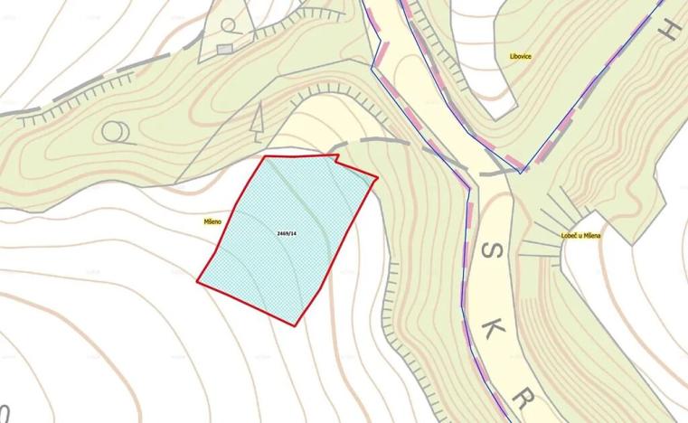 Prodej pole, Mšeno, 9988 m2