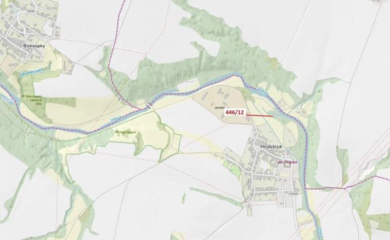 Dražba pozemku, Ivančice, 24 m2